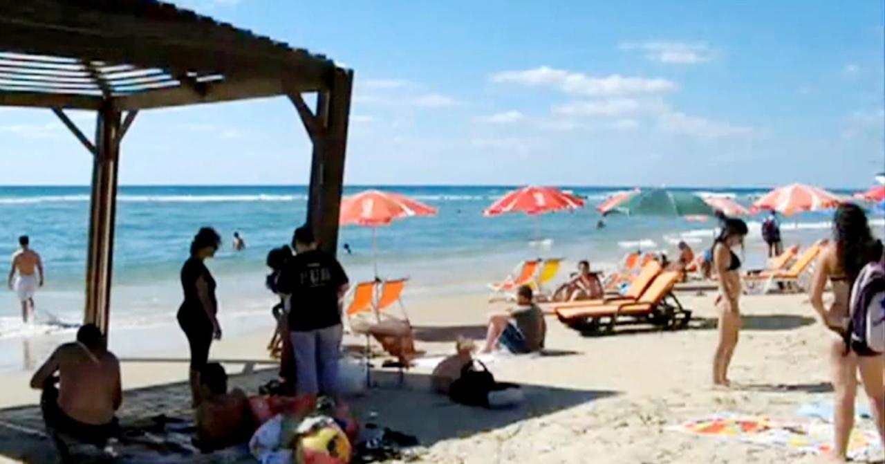 Beachfront Studio Apartment Bat Yam 412 Eksteriør billede